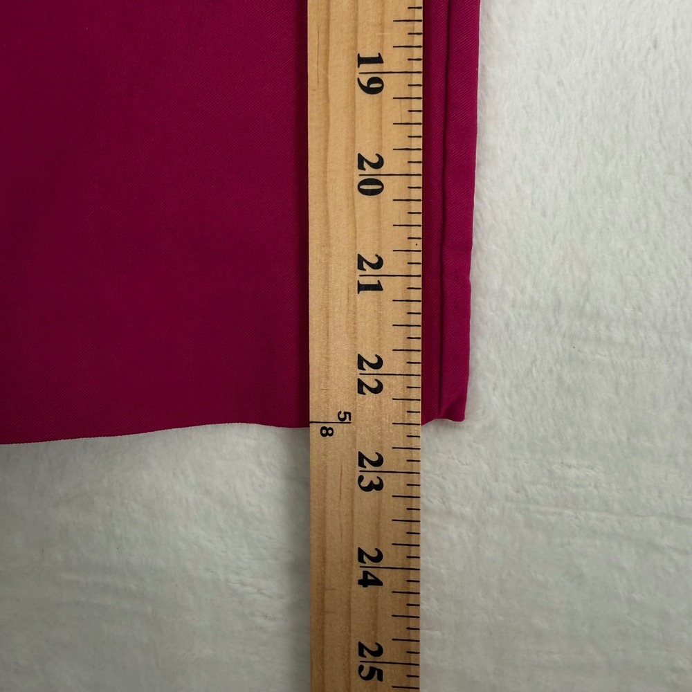 Chicos Brigitte So Slimming Magenta Pink Ankle Pants Size 2.5 US 14 Stretch Slit - Picture 7 of 8